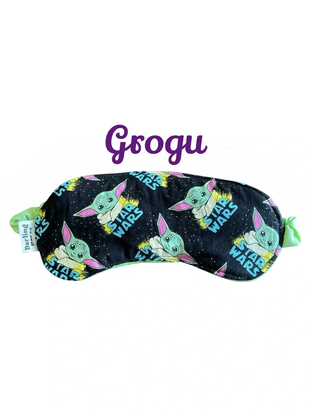Star Wars Baby Yoda Grogu Print Kids Sleep Mask